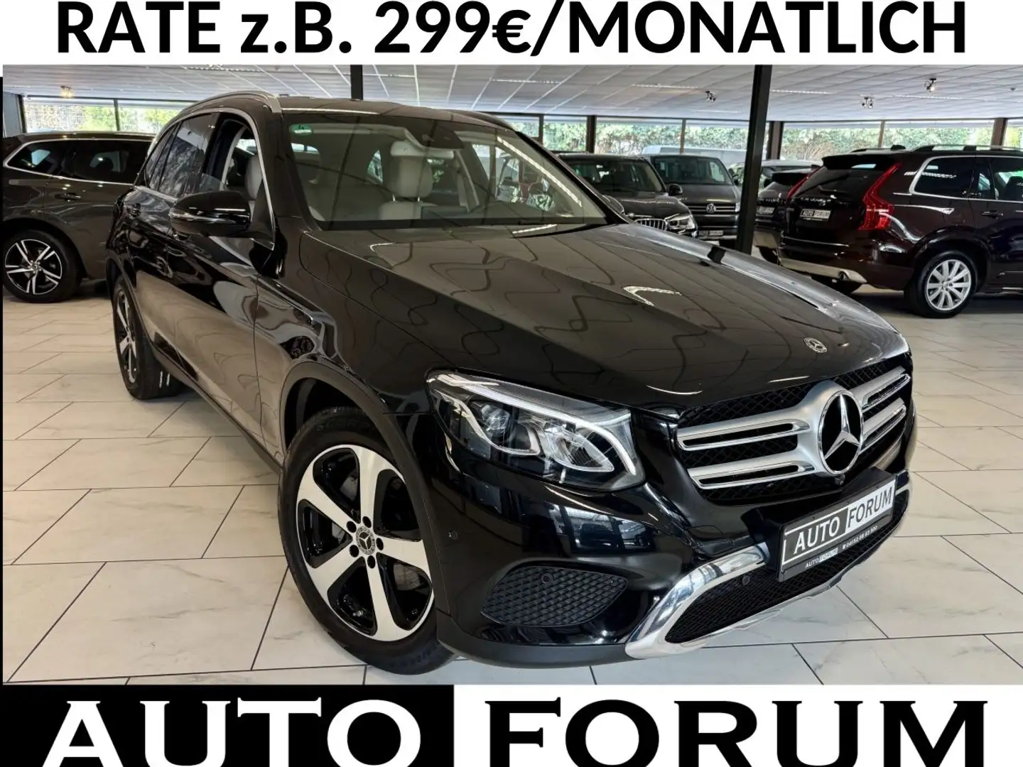 Mercedes-Benz GLC 220 d 4M AUT LEDER BURMESTER NAVI AHK 360CAM Schwarz - 1