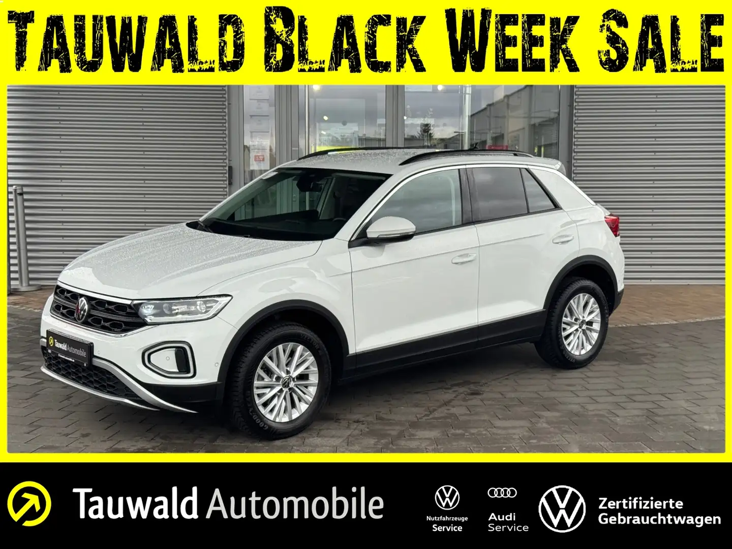 Volkswagen T-Roc 1.0 TSI Life LED/SHZ/APP/ALLSEASON Weiß - 1