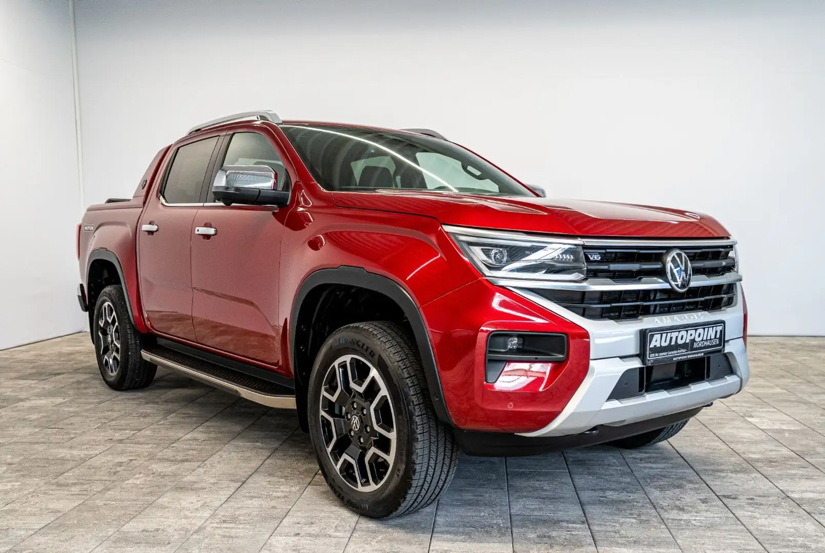 Volkswagen Amarok 3.0TDI V6 AVENTURA °Rollo°Leder°AHK° Rojo - 2