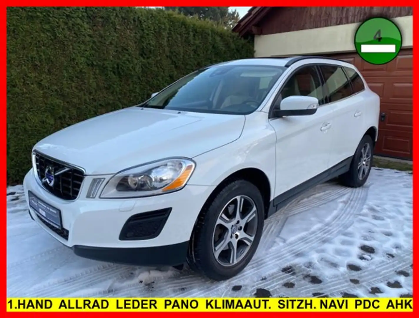 Volvo XC60 Summum AWD 1.HD ALLRAD PANO BI-XE LEDER Weiß - 1
