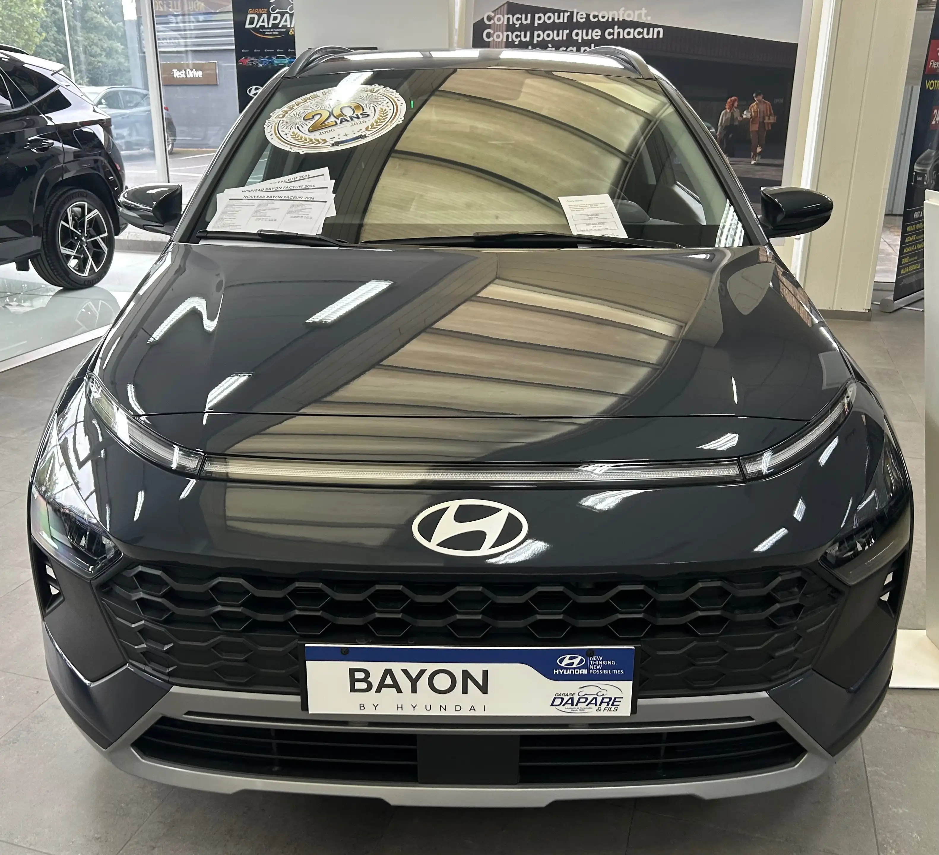 Hyundai BAYON TECHNO 1.0 T-GDi 90CV - NEUVE - STOCK - 0KM — photo 2