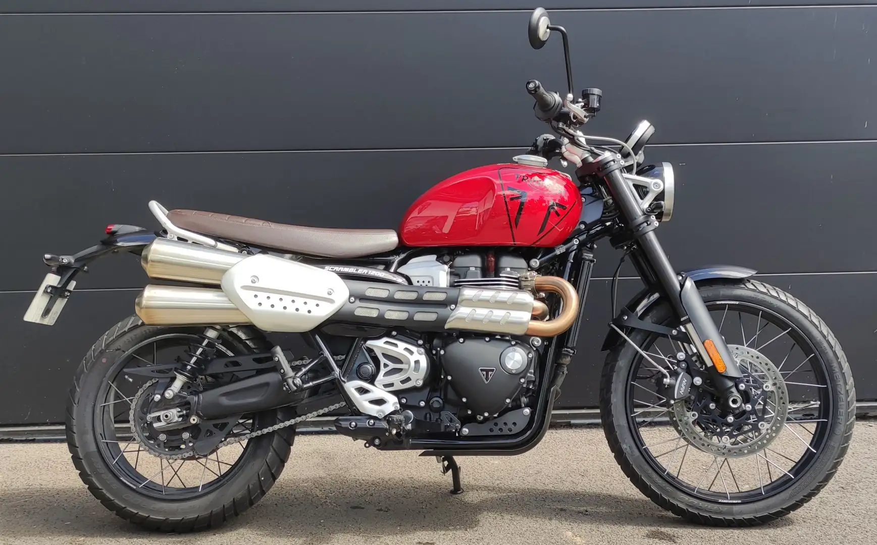 Triumph Scrambler Roşu - 2