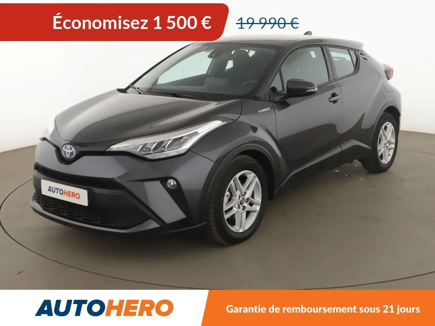 Toyota C-HR 1.8 Hybride Gris - 1