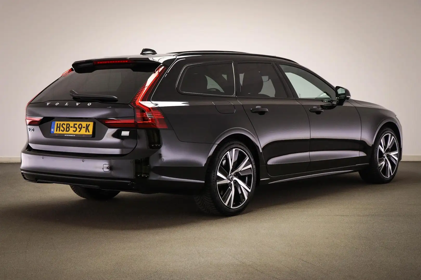 Volvo V90 2.0 T6 Plug-in hybrid AWD Ultimate Dark | LEDER PA Noir - 2