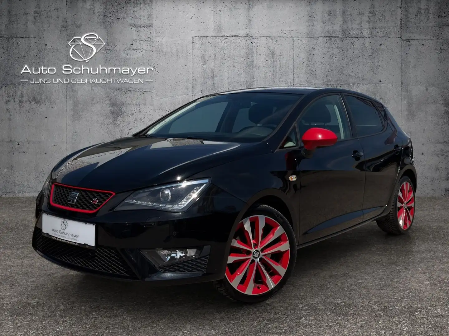 SEAT Ibiza 1,0 TSI FR DSG // AHK, PDC, Bi-Xenon+++// Schwarz - 1