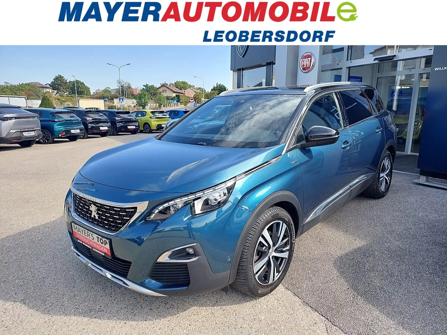 Peugeot 5008 1,6 BlueHDI 120 S&S EAT6 GT Line Grün - 1