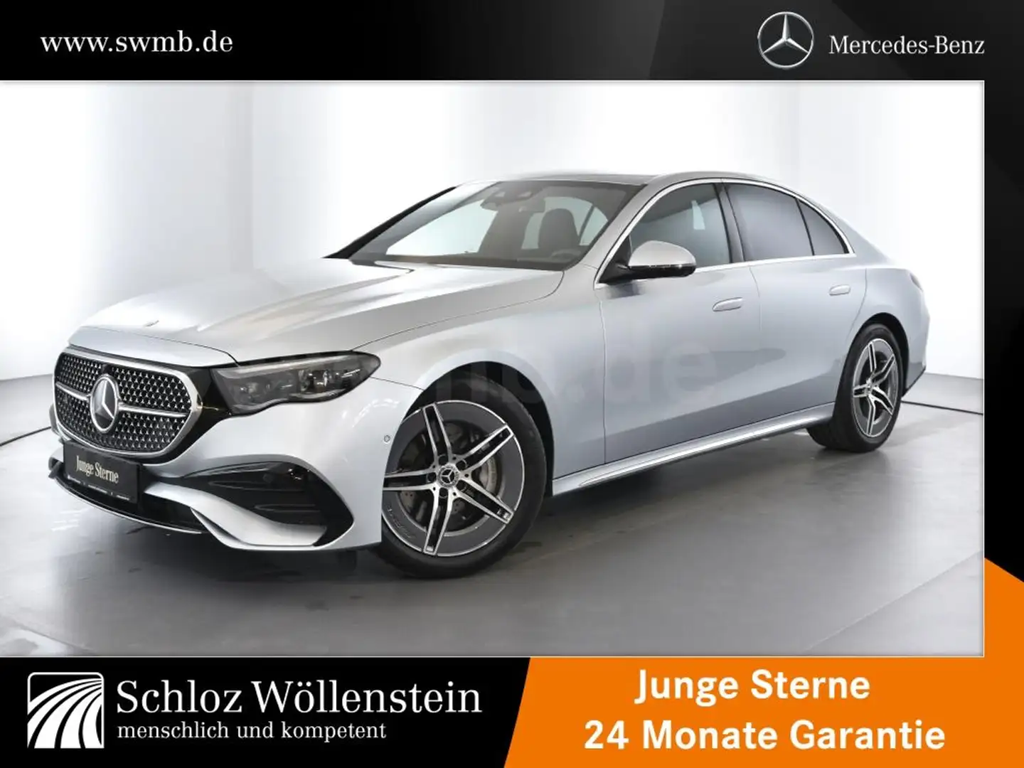Mercedes-Benz E 450 4M AMG/DigitalLight/Sthz/Fahrass/Softclose Argintiu - 1