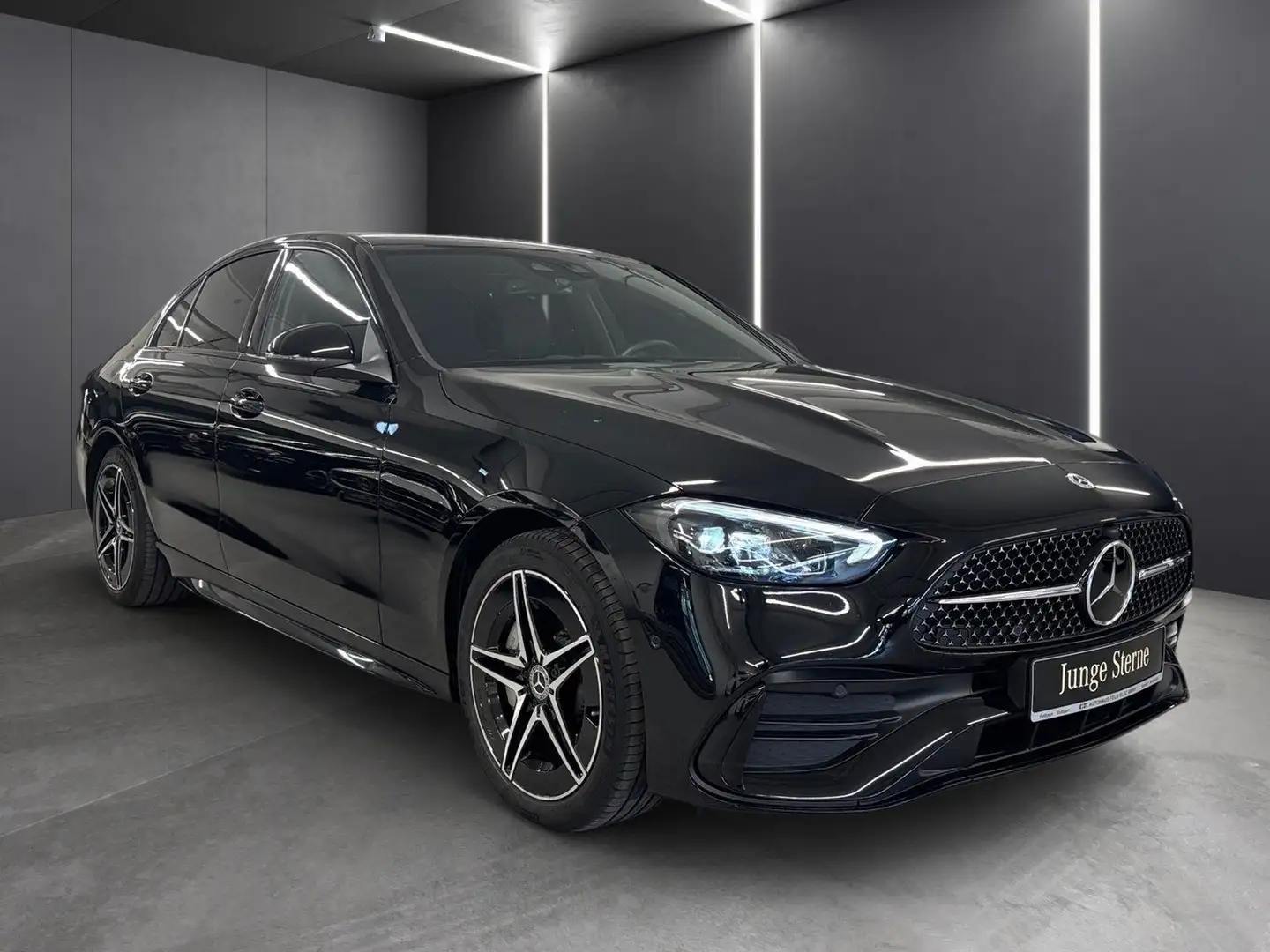 Mercedes-Benz C 300 e AMG*AHK*Kamera*Distronic*Totw*LED*Night* Negro - 2
