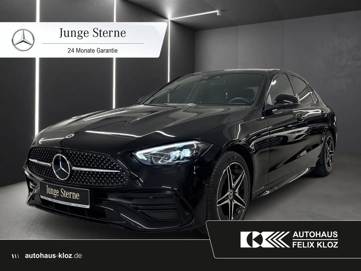Mercedes-Benz C 300 e AMG*AHK*Kamera*Distronic*Totw*LED*Night* Negro - 1