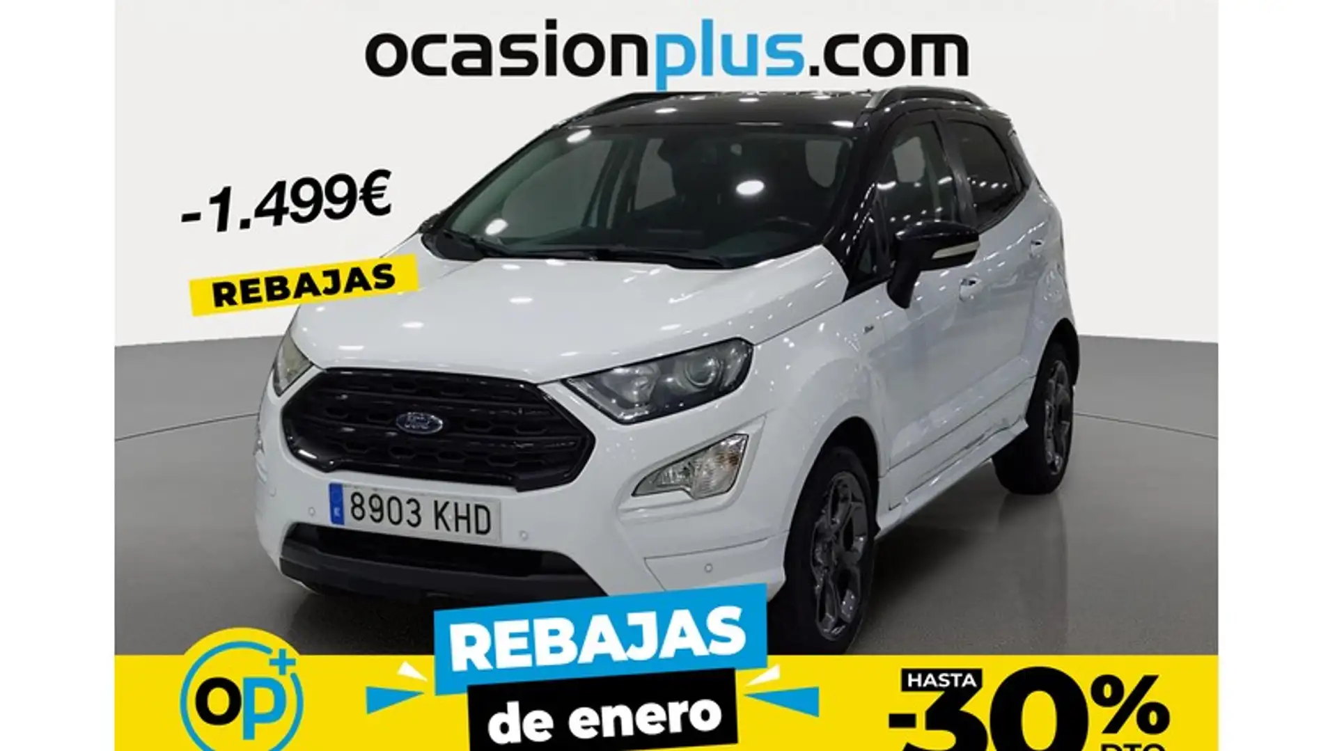 Ford EcoSport 1.5TDCi ST Line 100 Blanc - 1