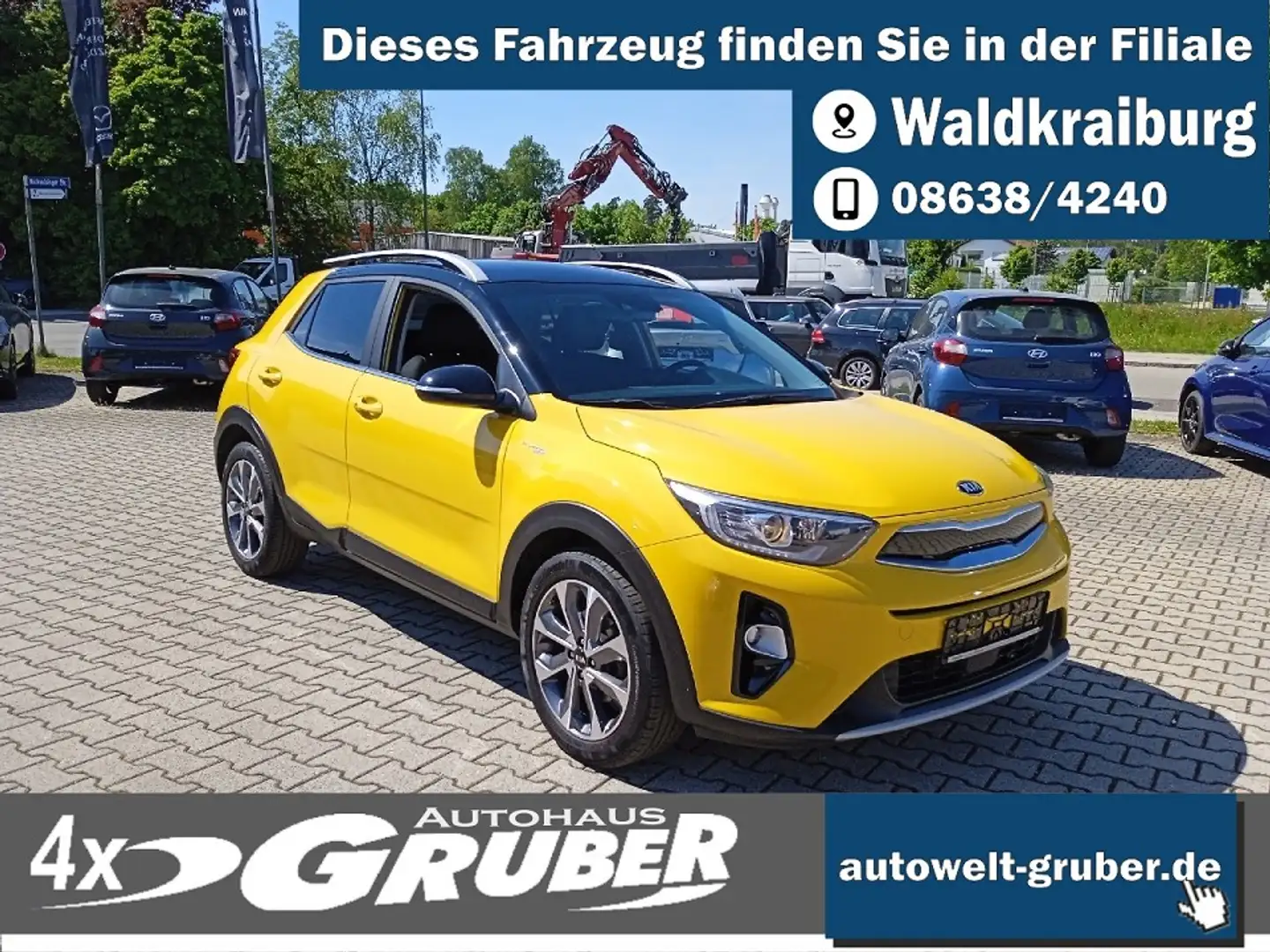 Kia Stonic Platinum Edition+Leder+Navi+Klima+Kamera Jaune - 1