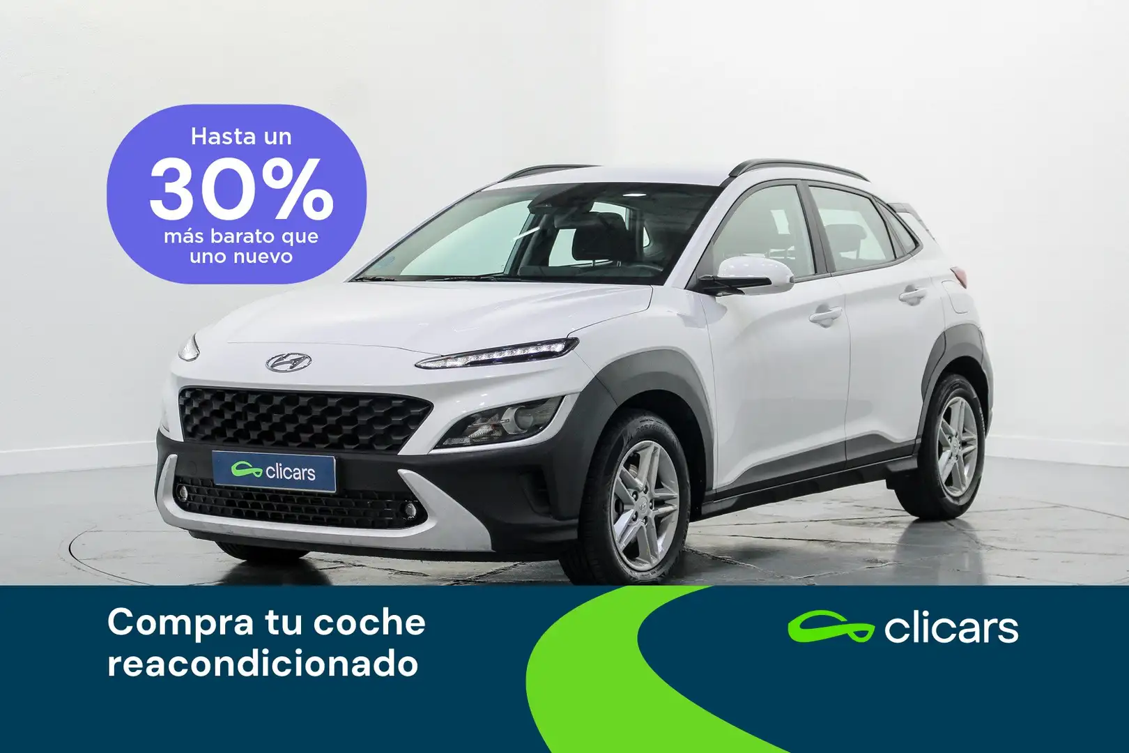 Hyundai KONA 1.0 TGDI 48V Klass 4x2 Blanco - 1