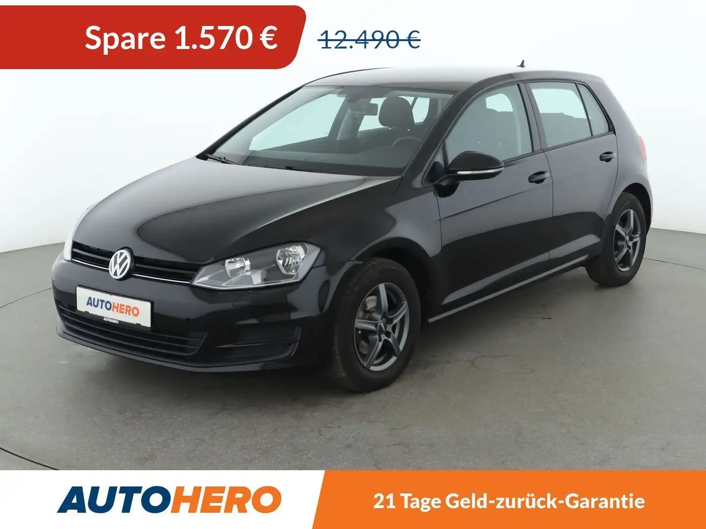 Volkswagen Golf 1.2 TSI Trendline BMT*SHZ*KLIMA*ALU* Schwarz - 1
