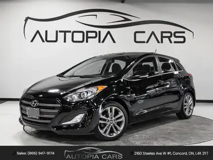 Black 2016 Hyundai Elantra GT Limited FWD Hatchback 6-Speed Automatic