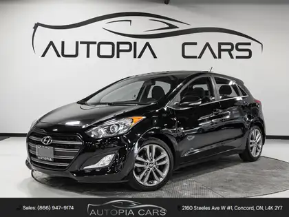 Black 2016 Hyundai Elantra GT Limited FWD Hatchback 6-Speed Automatic