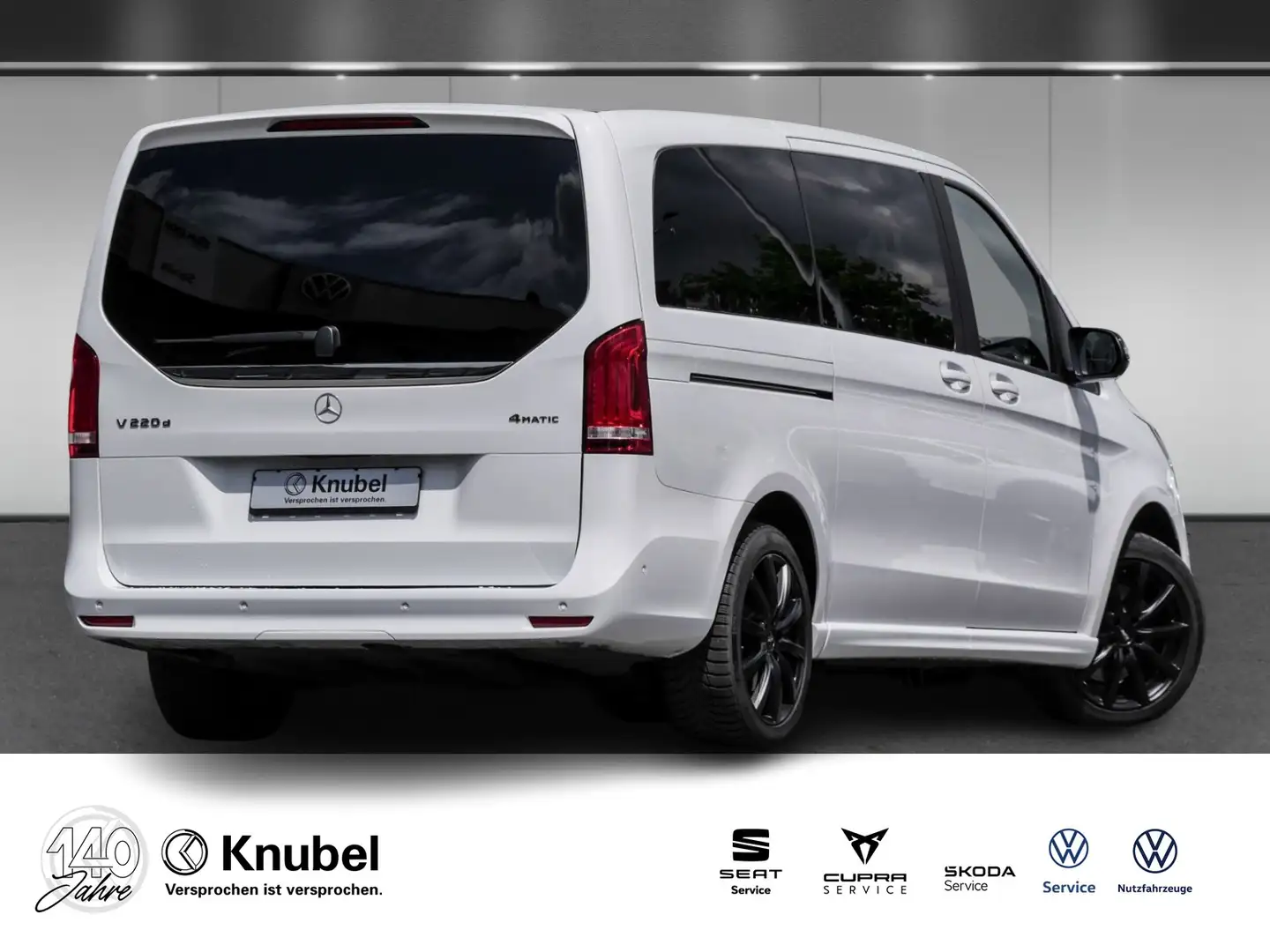 Mercedes-Benz V 220 d Edition 4MATIC AMG-Line lang LED Luftf. 19" Bianco - 2