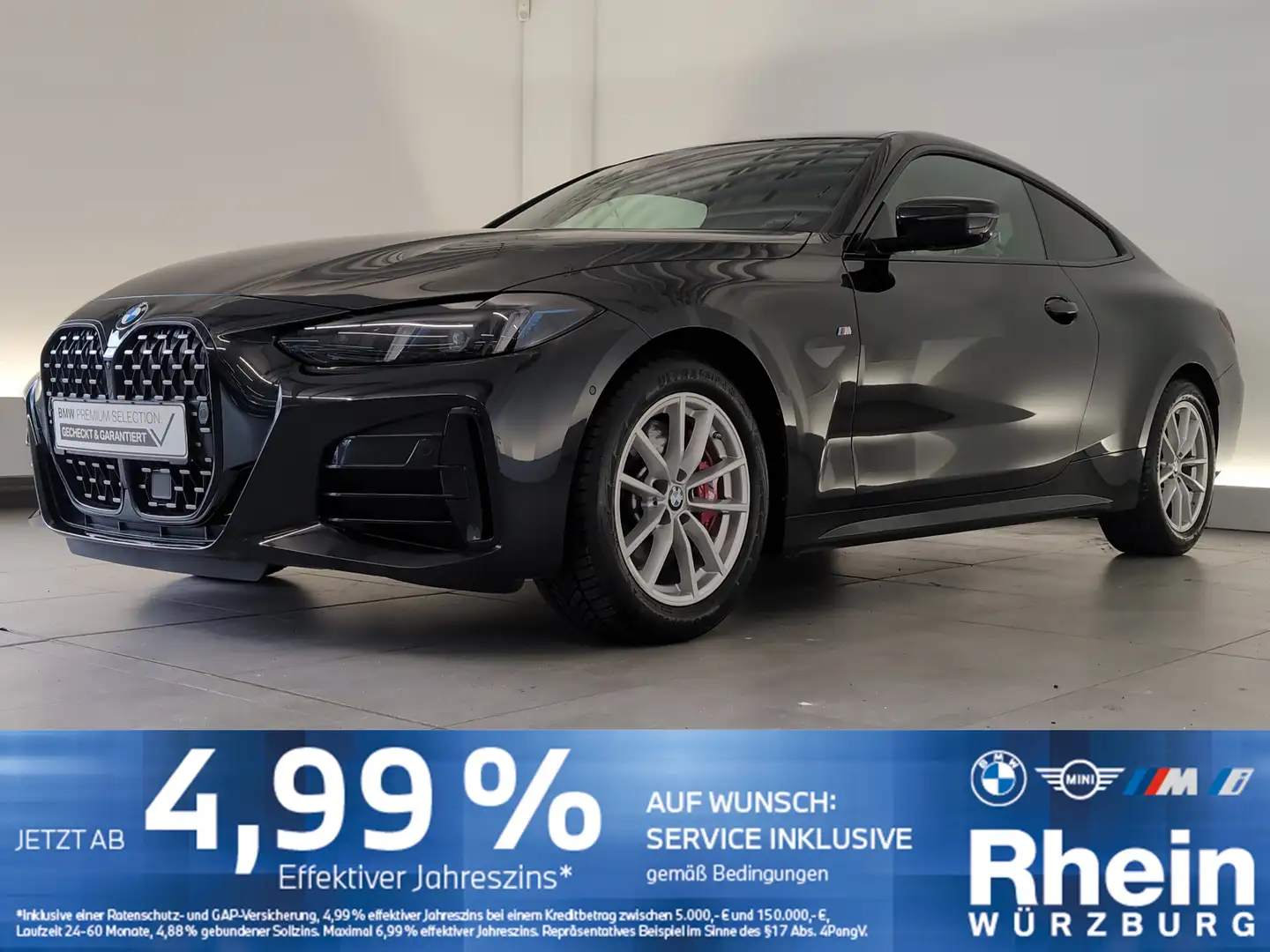 BMW 420 d xDrive Coupé M Sportpaket LED/DAB/Lordose LED/DA Schwarz - 1