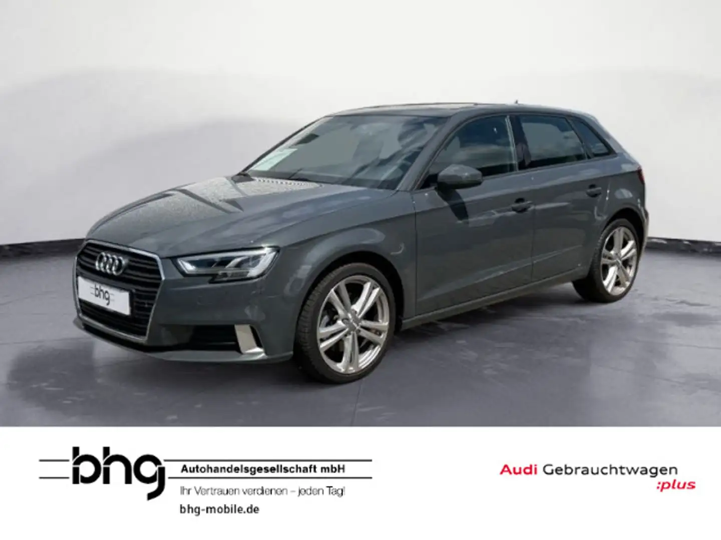 Audi A3 2.0 TDI S tronic Gris - 1
