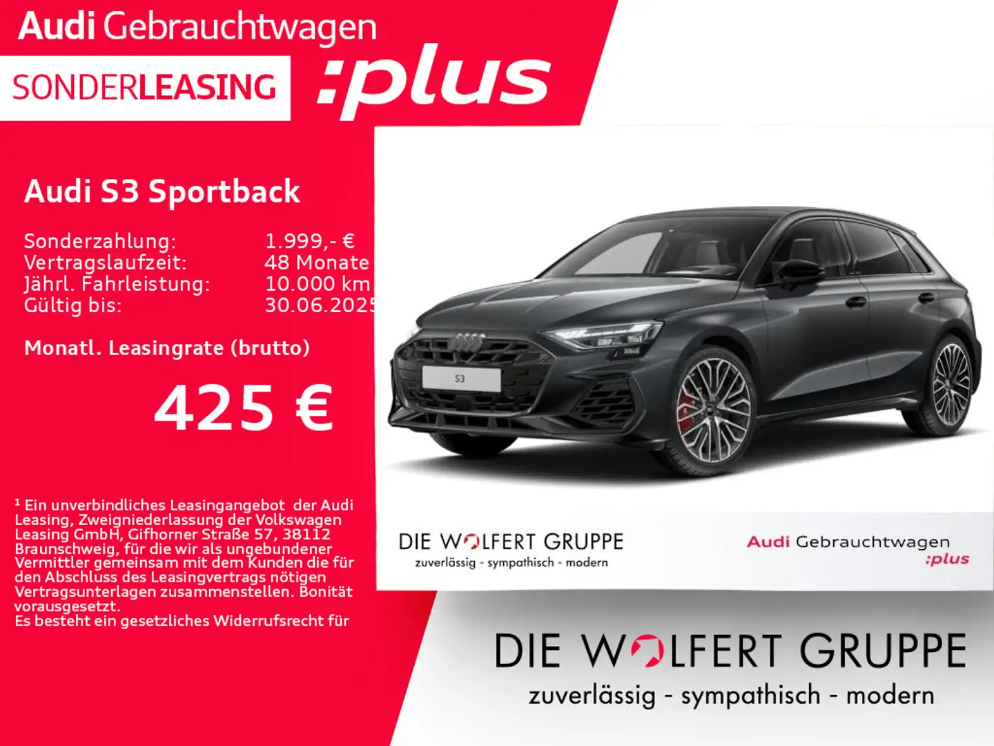 Audi S3 TFSI S tronic ACC*RFK*PANO*SONOS Grau - 1