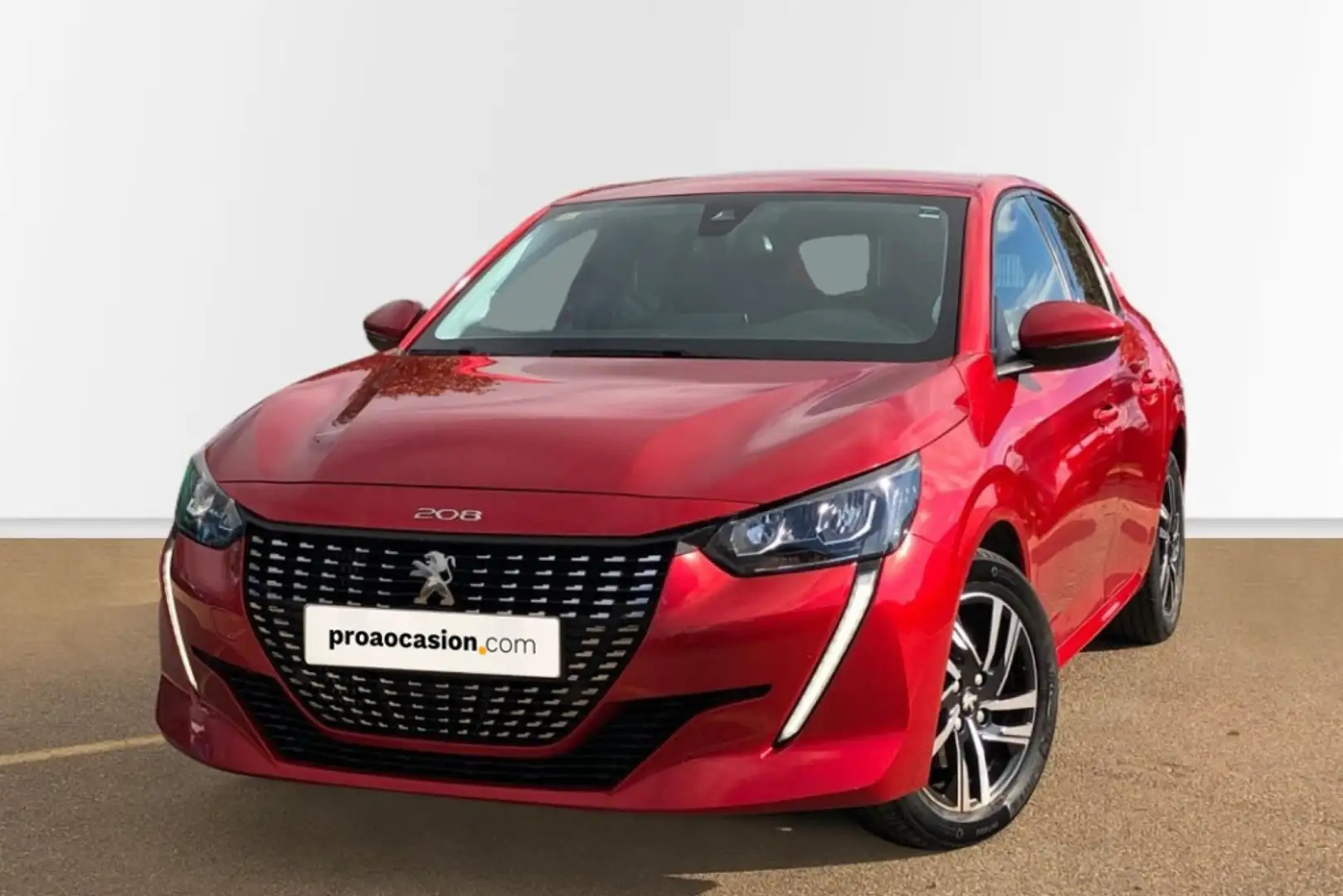 Peugeot 208 1.2 Puretech S&S Allure 100 Rouge - 1