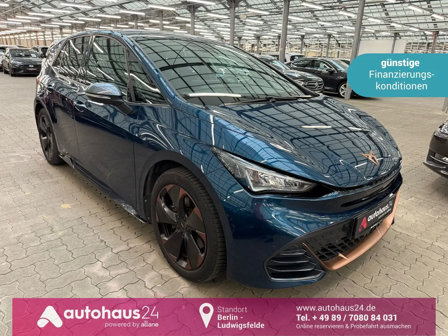 CUPRA Born 170 (58kWh) LED|Navi|Kamera|ParkAssist Blauw - 1