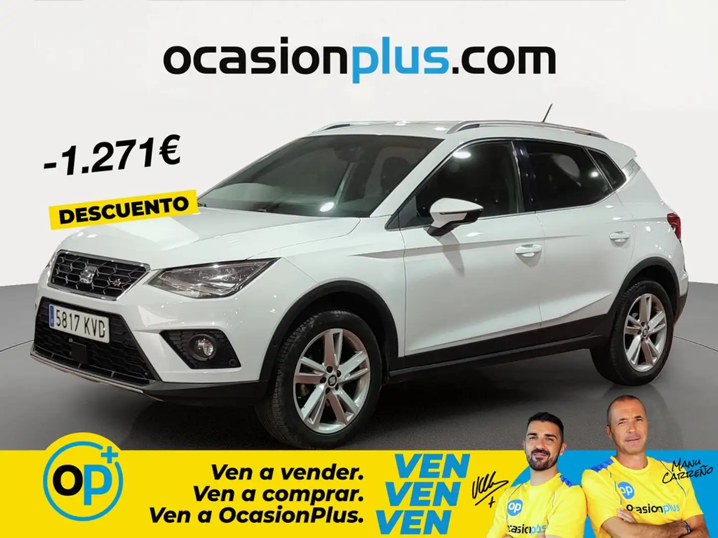SEAT Arona 1.6TDI CR S&S FR 115 Blanco - 1