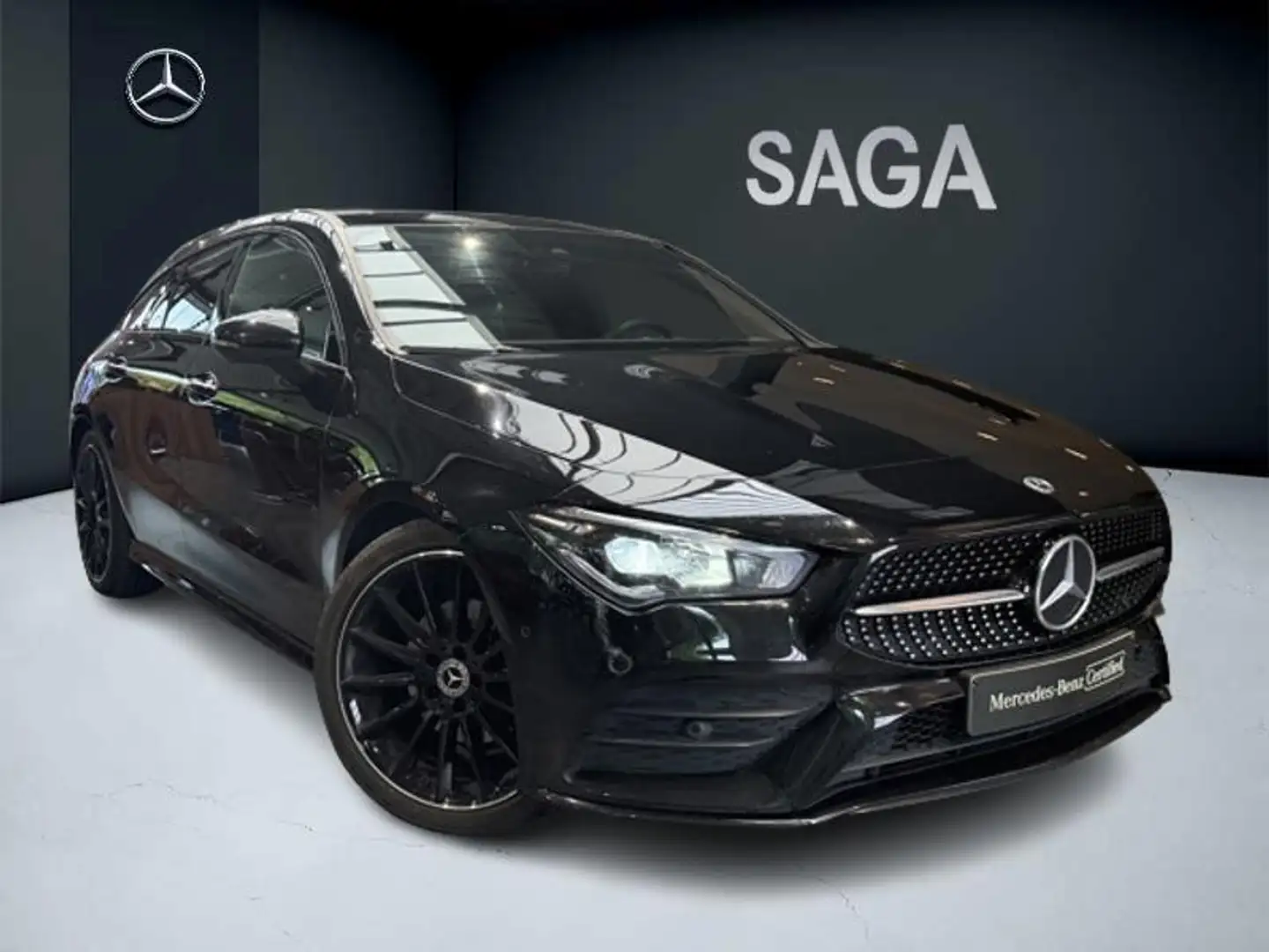 Mercedes-Benz CLA 180 d SB AMG Pack Night Toit Pano Schwarz - 2
