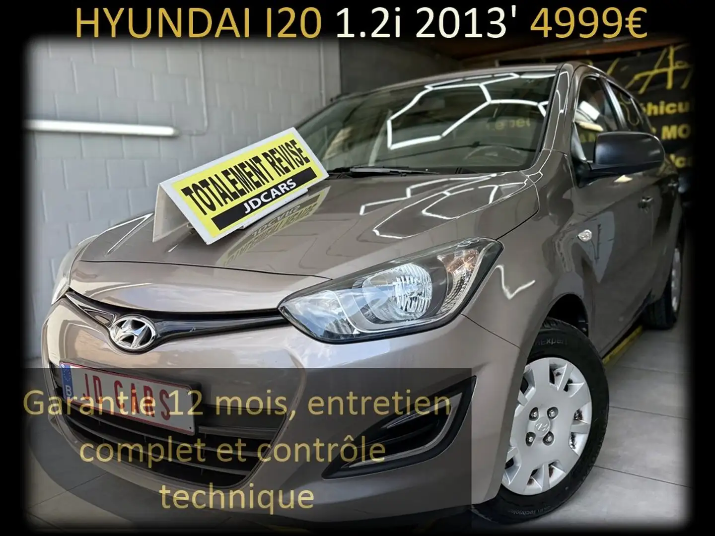 Hyundai i20 i20 1.2 ESSENCE ‼️GARANTIE 1 AN CTOK‼️ Gris - 1