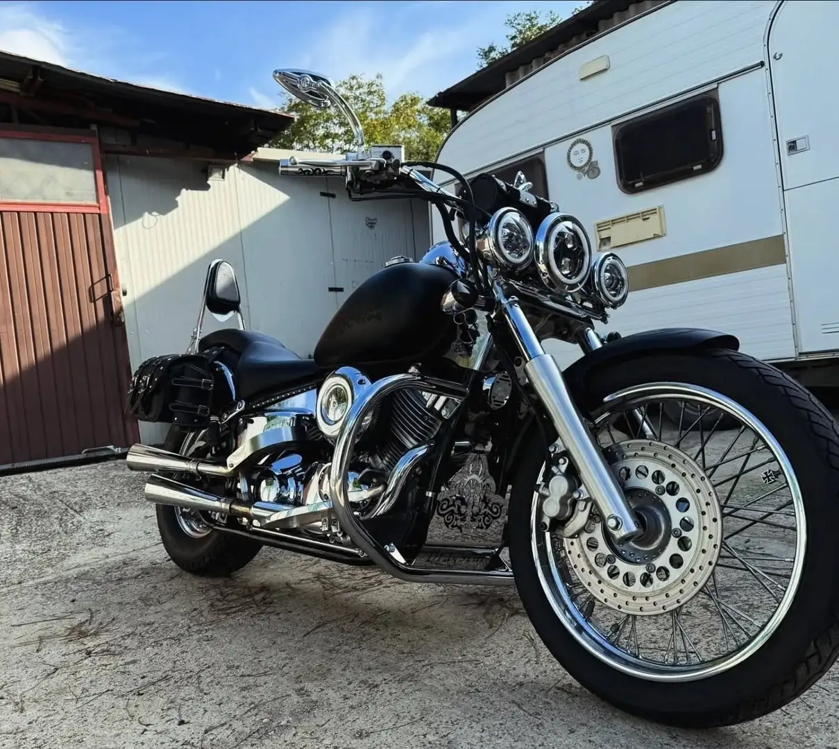 Yamaha XVS 650 drag star Negru - 2