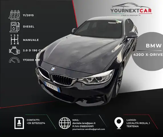 BMW 420 Serie 4 F36 2013 Gran Coupe 420d Gran Coupe xdrive Msport 190cv auto