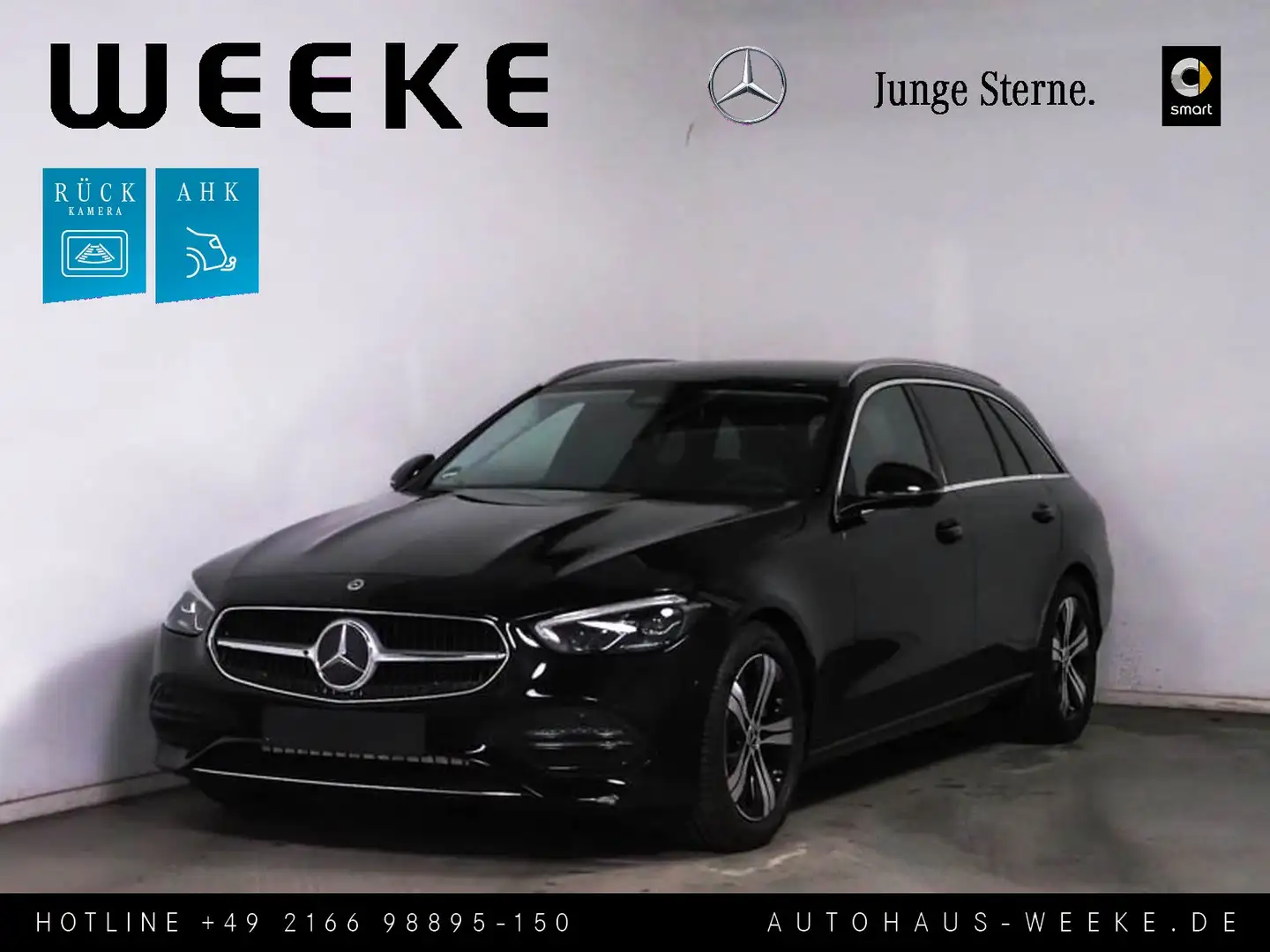 Mercedes-Benz C 180 T Avantgarde+ANHÄNGERKUPPLUNG+AKUSTIKGLAS+ Noir - 1