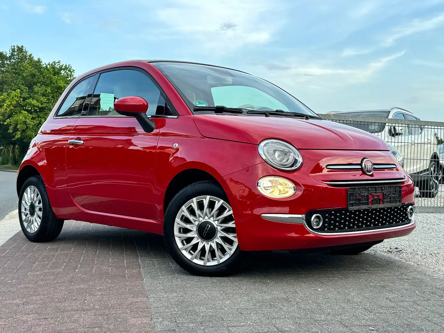 Fiat 500C Lounge Cabrio/Faltdach Navi Klima Unfallfrei 2Hand Rot - 2