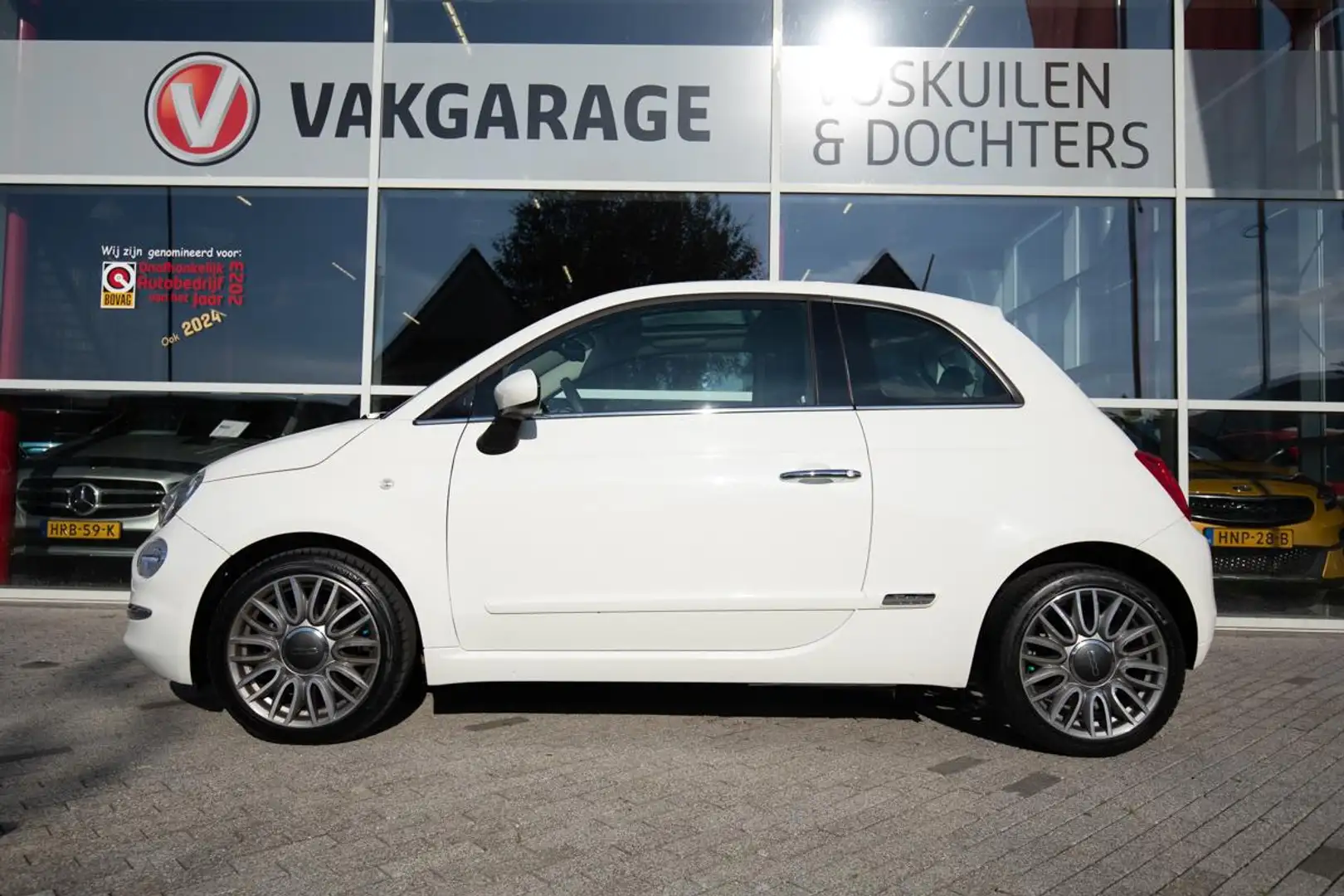 Fiat 500 0.9 TwinAir Turbo Lounge | Navigatie |Bluetooth | Wit - 2