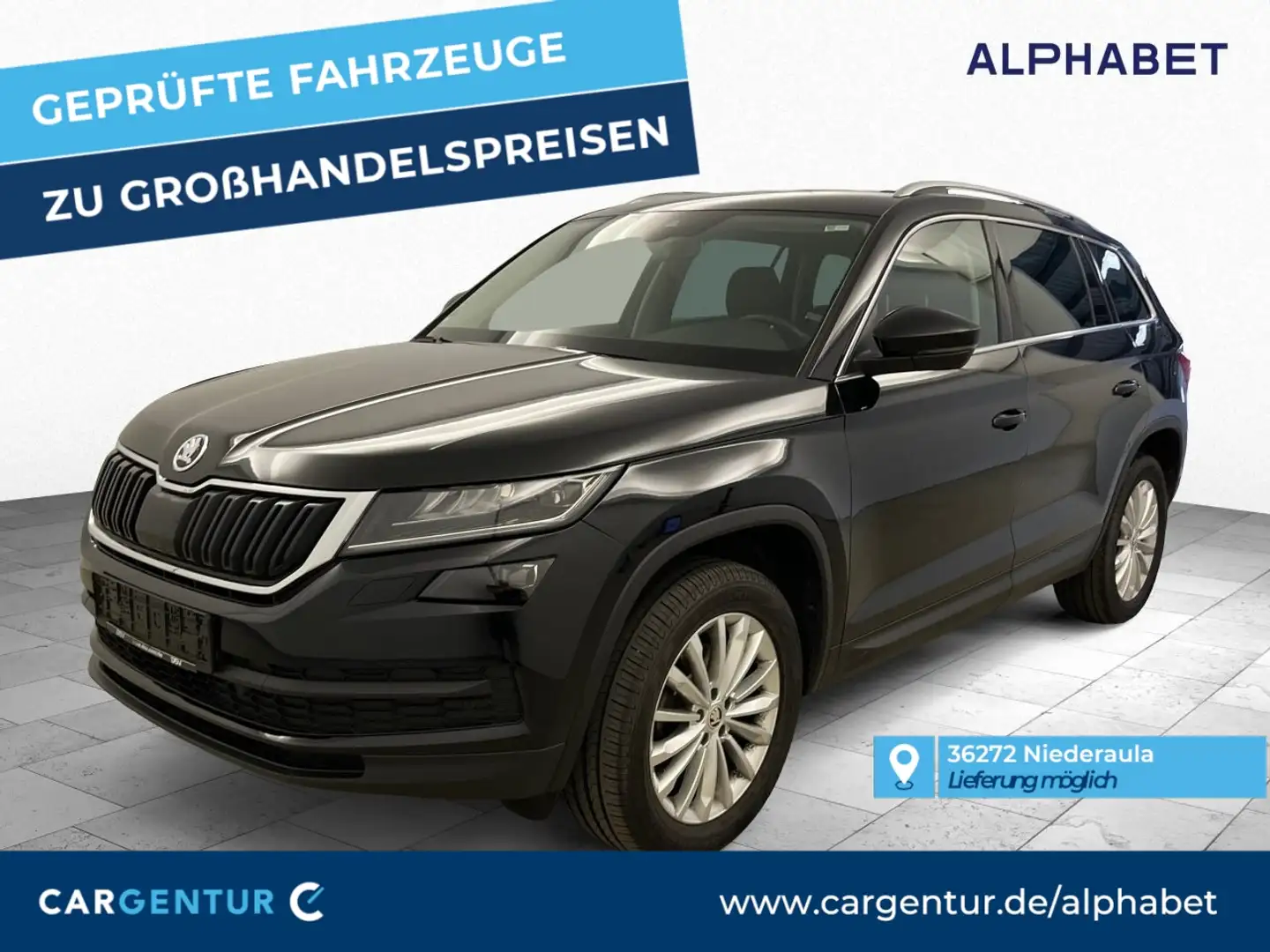 Skoda Kodiaq 2.0 TDI Style AHK Navi LED Key AUT PDC Schwarz - 1