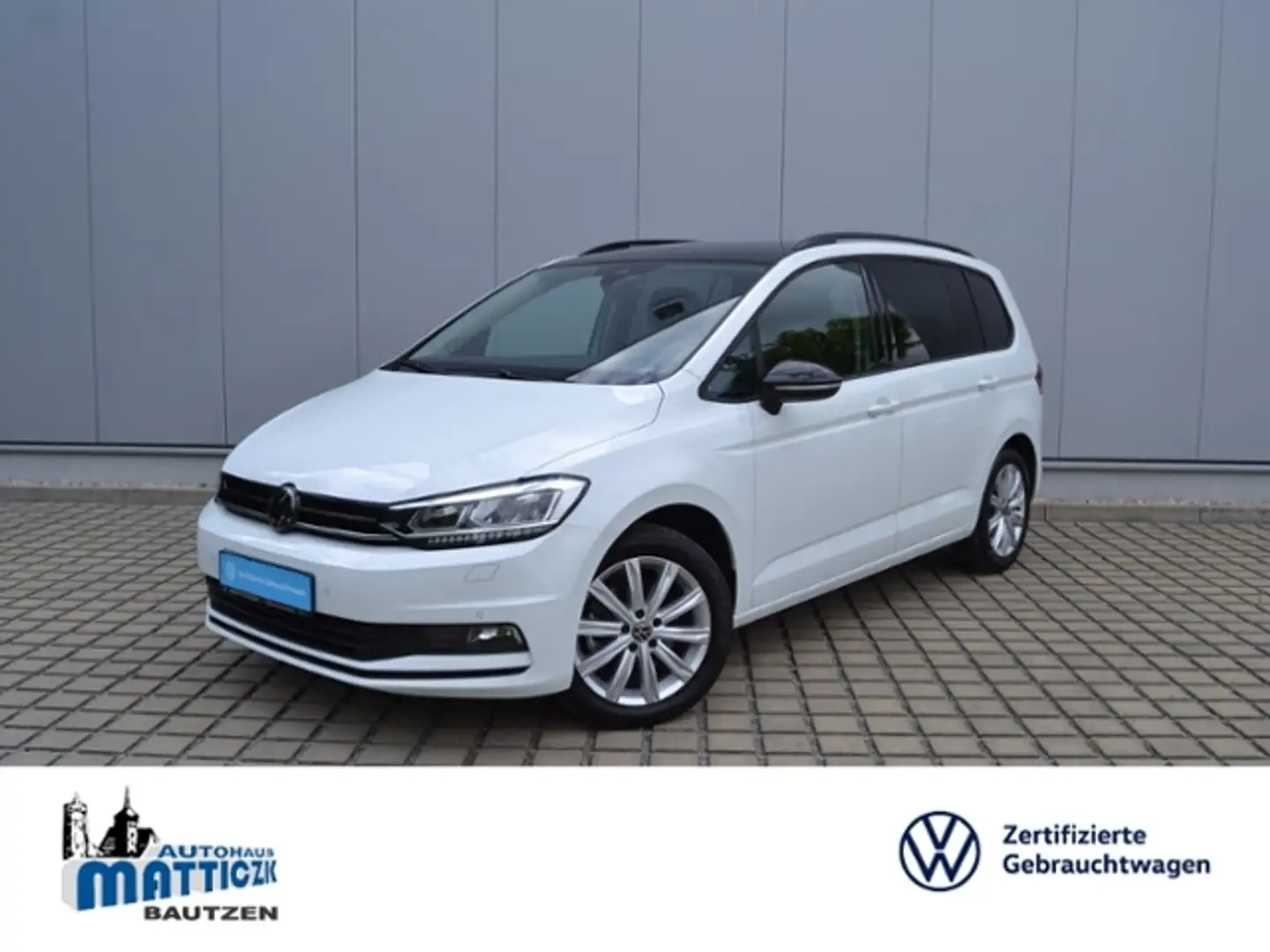 Volkswagen Touran 1.5 TSI DSG Highline BLACK-STYLE/7-SITZER/LED/NAV Weiß - 1