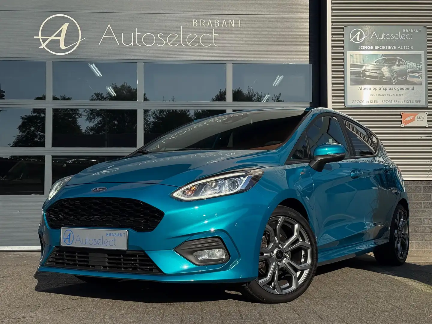 Ford Fiesta 1.0 EcoBoost ST-Line Clima CarPlay PDC Bleu - 1