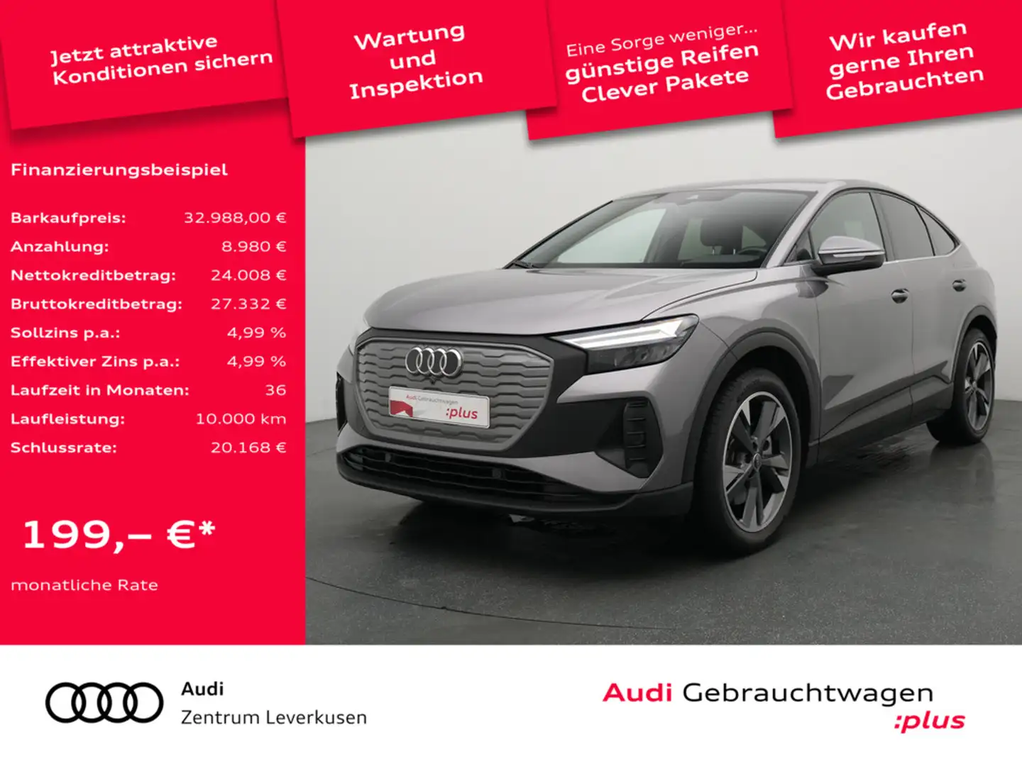 Audi Q4 e-tron Grau - 1