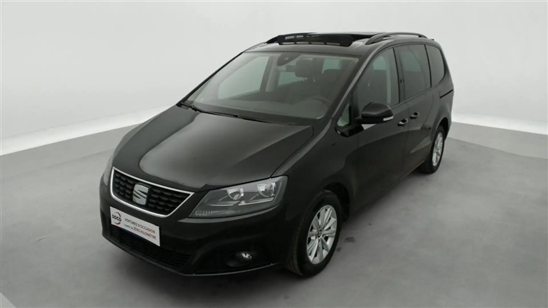 SEAT Alhambra 1.4 TSI Move! DSG 7 Pl  Cuir / Navi / Toit Pano Noir - 1