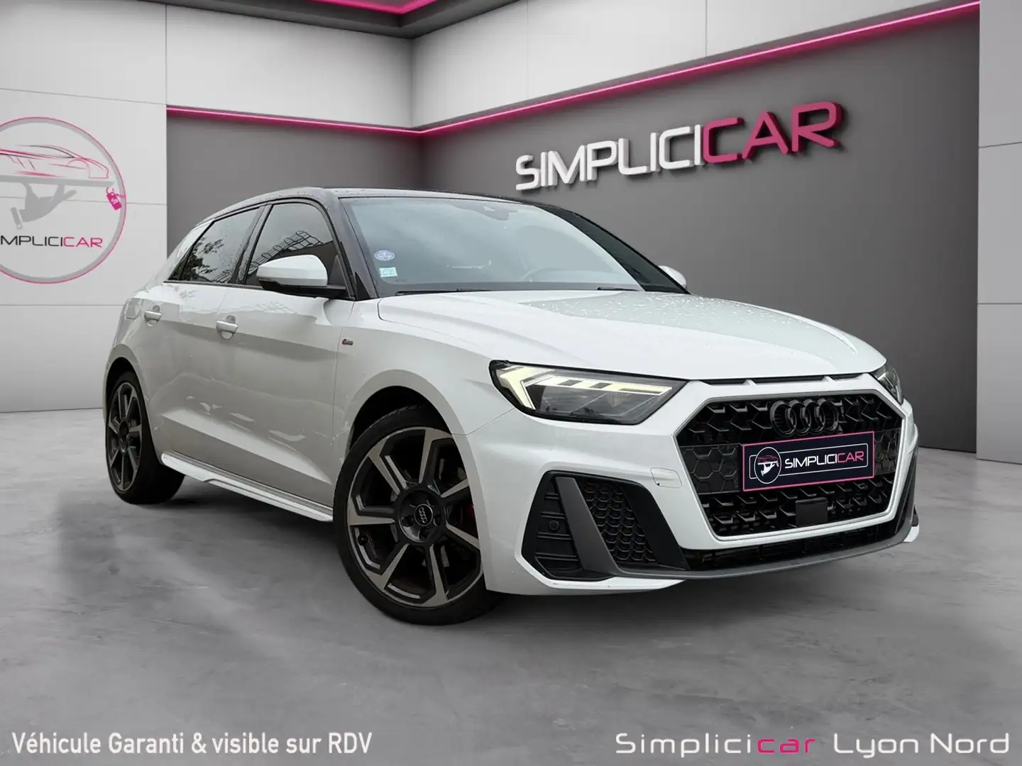 Audi A1 A1 Sportback 40 TFSI 200 ch S tronic 6 S Line Blanc - 1