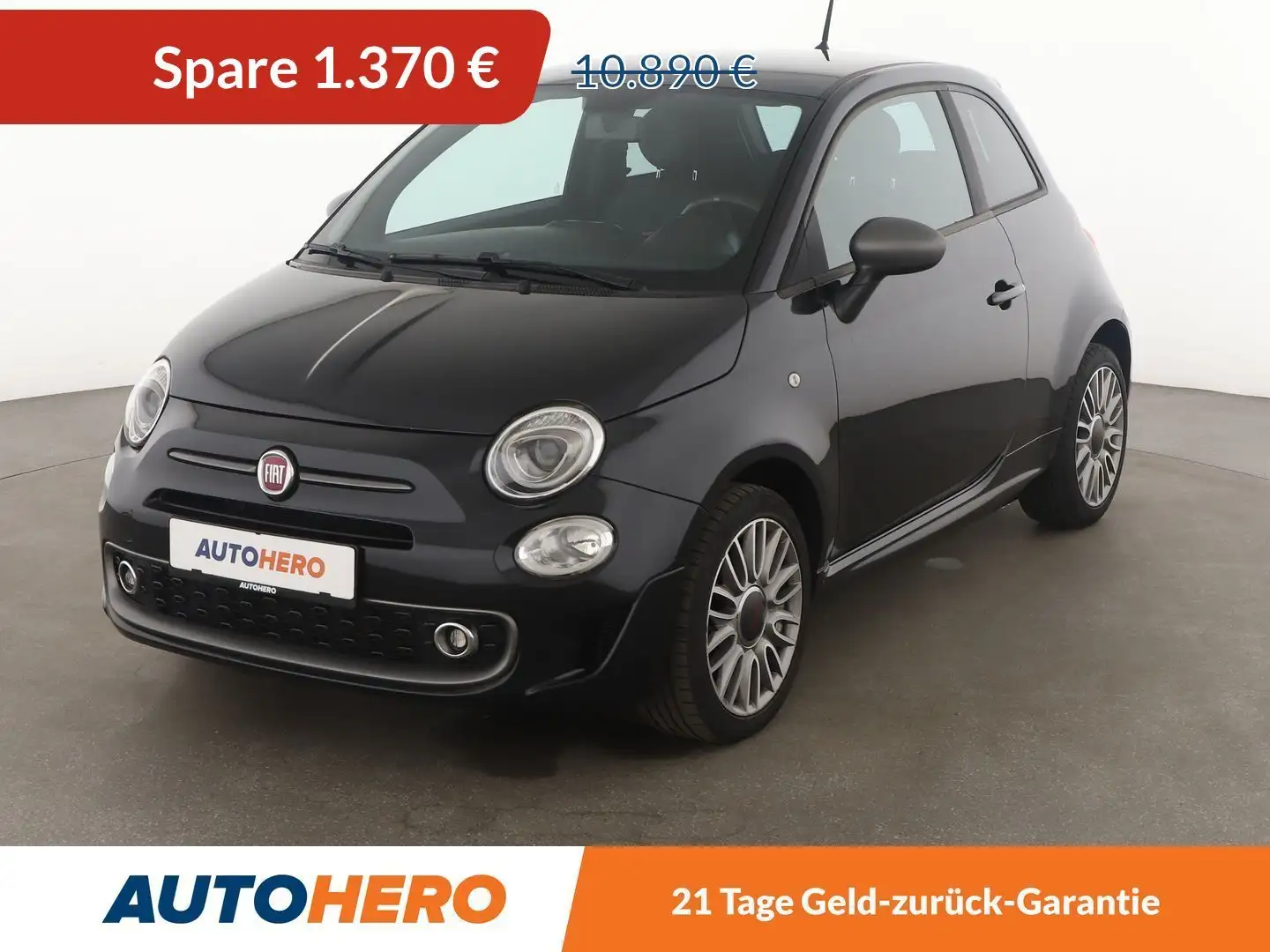 Fiat 500 1.2 S*TEMPO*KLIMA*GARANTIE* Schwarz - 1