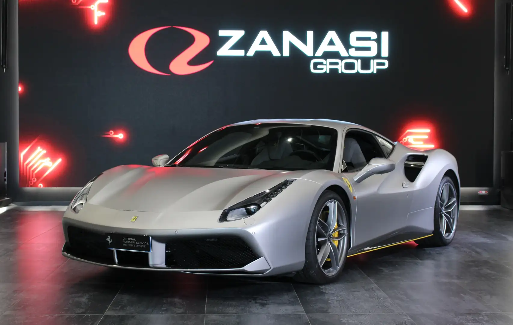 Ferrari 488 488 Coupe Coupe 3.9 GTB dct Silber - 1