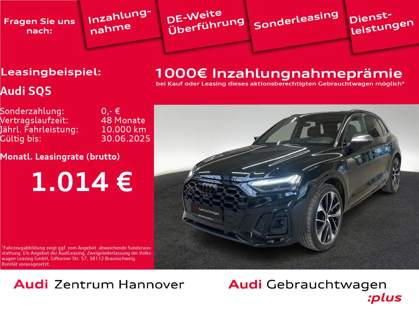 Audi SQ5 TDI 251 tiptronic Black - 1