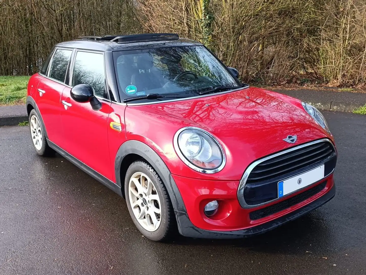 MINI Cooper D Mini Cooper D-Schiebedach-John Cooper Works-5 Tuer Rot - 1