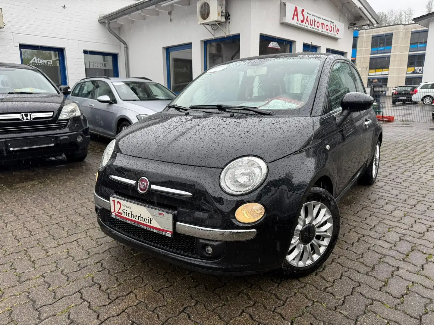 Fiat 500 1.2 8V Lounge+2.HAND+KLIMA+PANORAMADACH+EURO 6 KAT Nero - 1