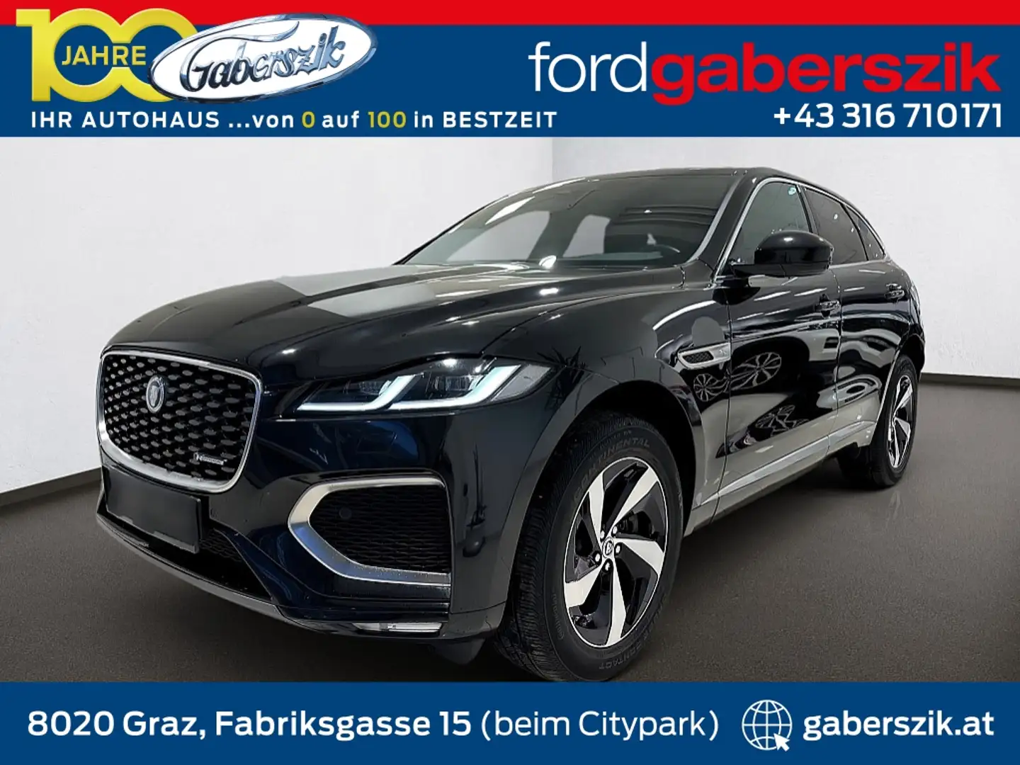 Jaguar F-Pace R-Dynamic S D200 AWD Automatik Schwarz - 1