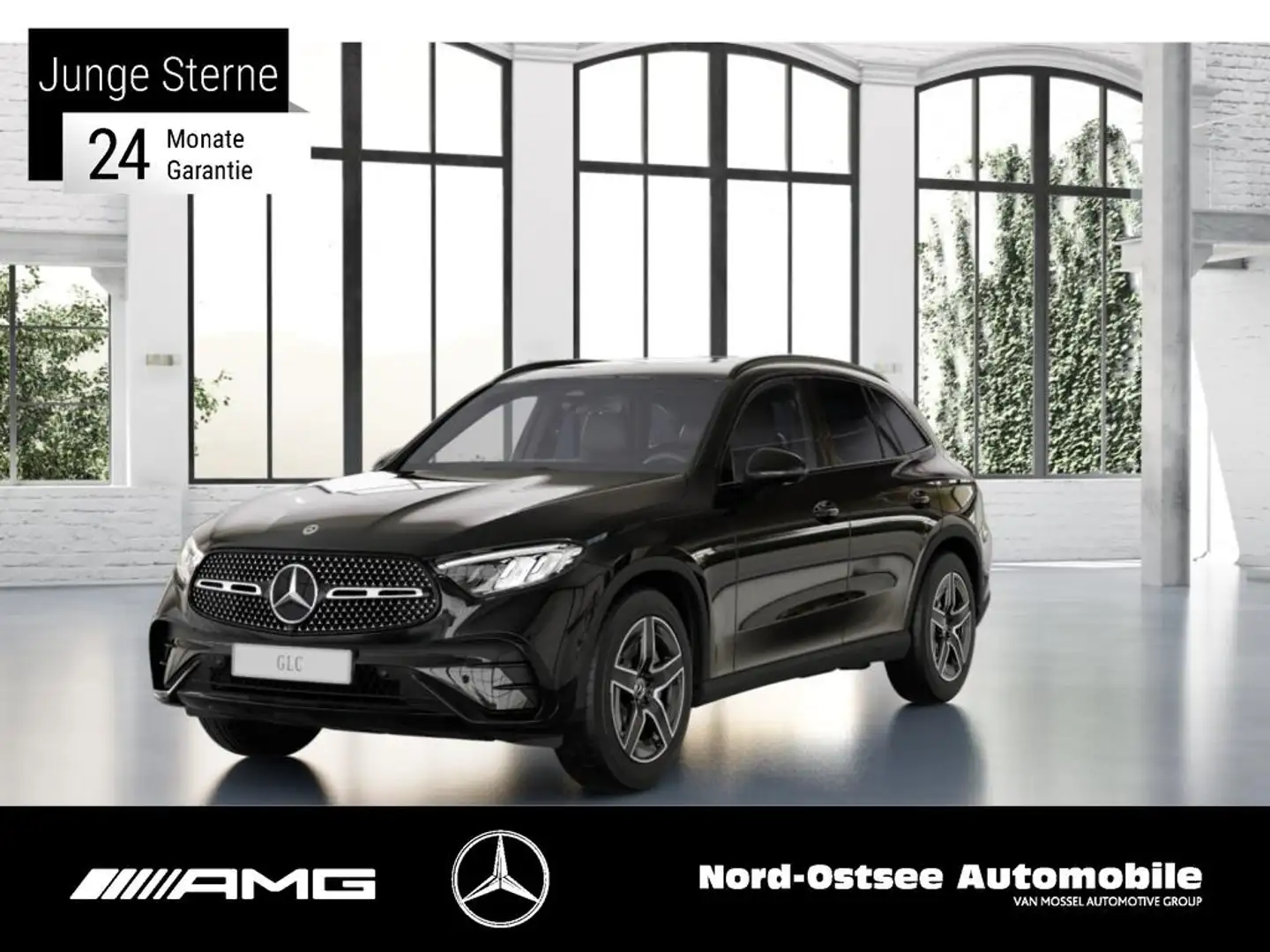 Mercedes-Benz GLC 220 d 4M AMG NAVI AHK LED TOTWINKEL NIGHT Noir - 1