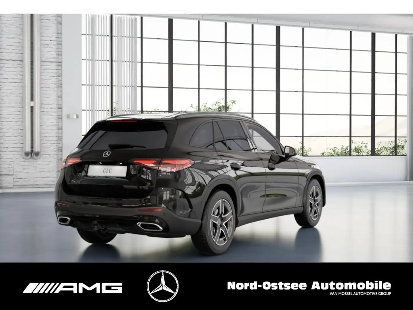 Mercedes-Benz GLC 220 d 4M AMG NAVI AHK LED TOTWINKEL NIGHT Noir - 2