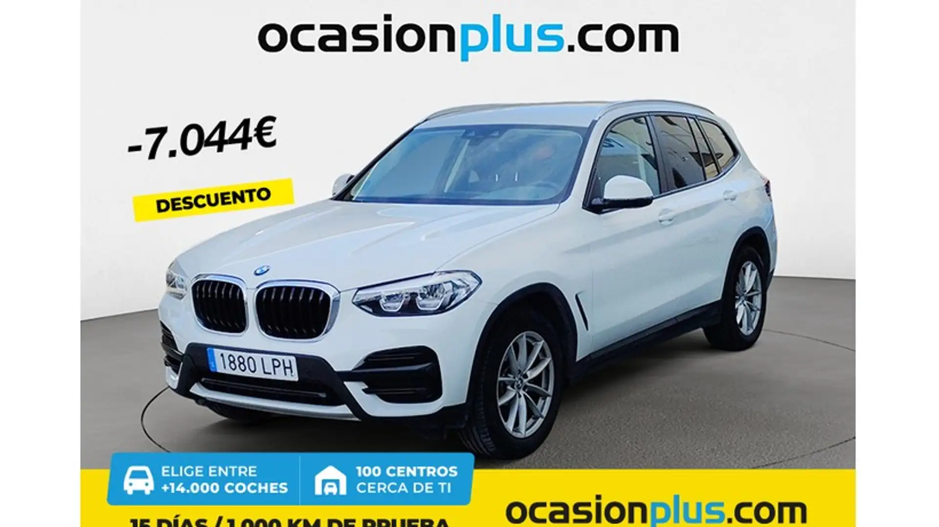BMW X3 xDrive 20dA Blanc - 1