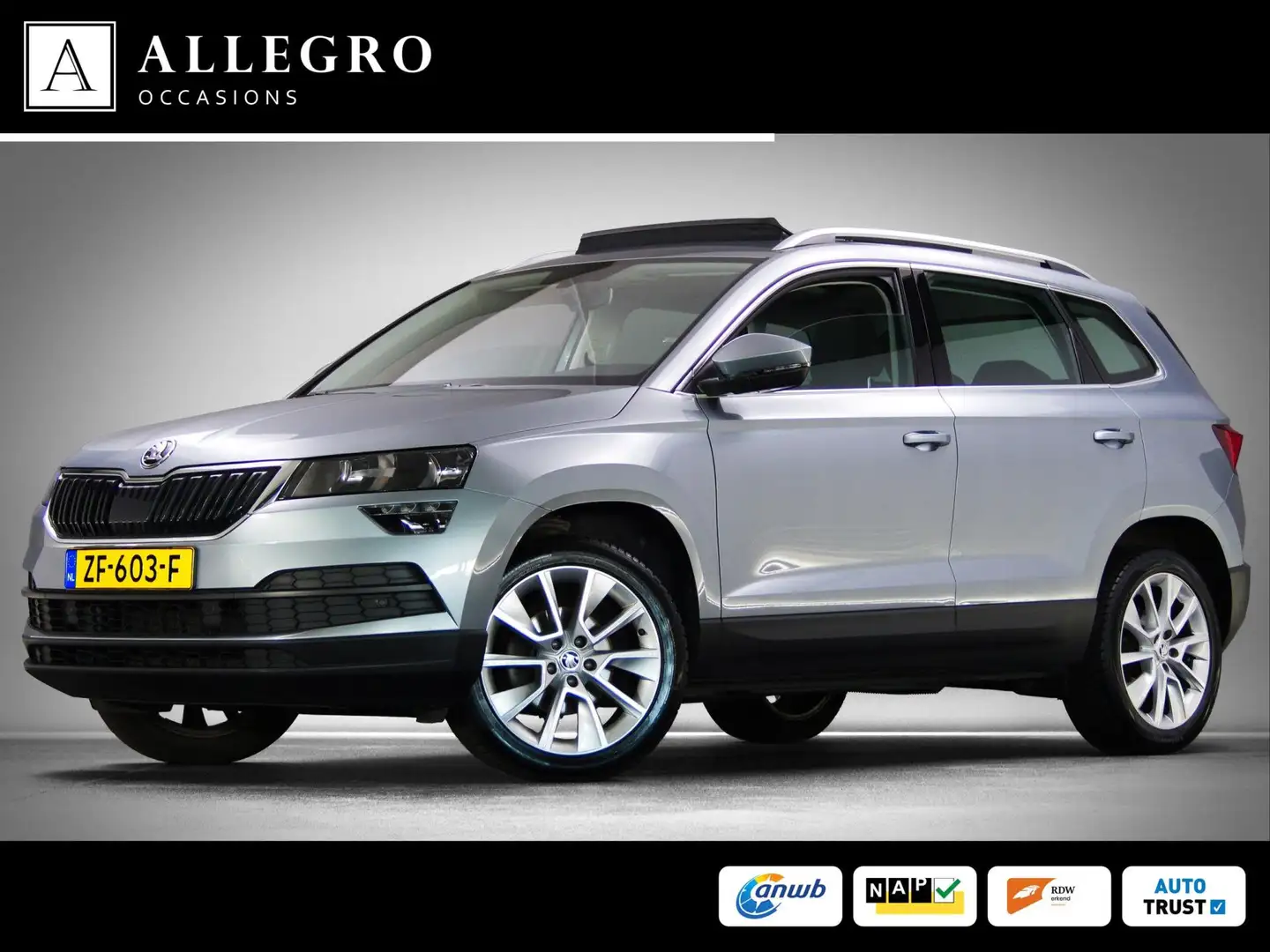 Skoda Karoq 1.5 TSI ACT Ambition Business (SCHUIF-/KANTELDAK, Gris - 1