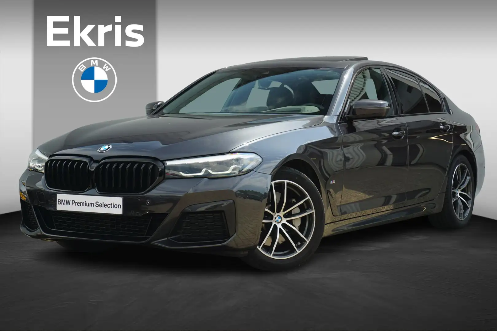 BMW 530 5 Serie Sedan 530i M Sportpakket Schuif-/kanteldak Gris - 1